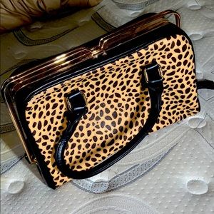 Cheetah print bag